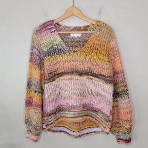 Lou & Grey | Space Dye Cropped Sweater